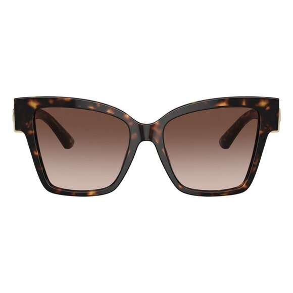 New Dolce & Gabbana Havana Square DG4470 502/13 Sunglasses Women - Picture 2 of 6